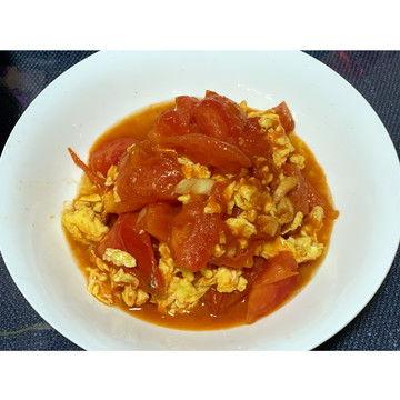 西红柿炒鸡蛋视频素材